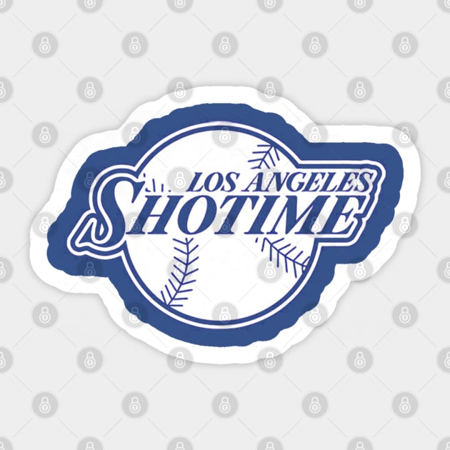 Shohei Ohtani Shotime Baseball LA Sticker by lavonneroberson